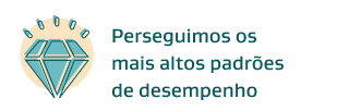 Perseguimos os mais altos padrões de desempenho
